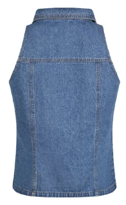 Neo Noir Top - Sylvie - Blue