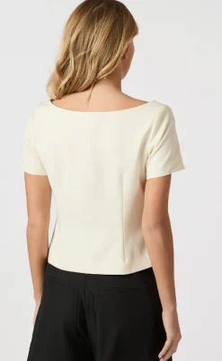 Neo Noir Top - Tango Structure - Off White