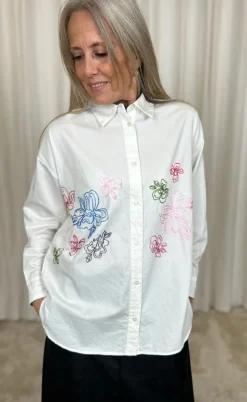 Nümph Bluse - Faith - Bright White