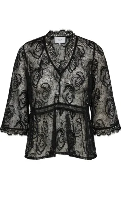 Nümph Bluse - Ibis - Caviar