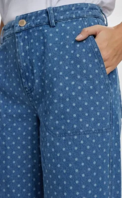 Nümph Bukser - Haddie - Medium Blue Denim