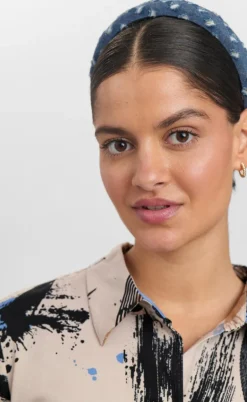 Nümph Hårbånd - Kyle - Medium Blue Denim