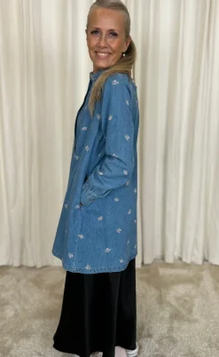 Nümph Kjole - Biza - Medium Blue Denim