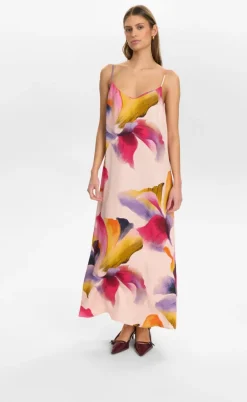 Nümph Kjole - Botanica Slip - Pearl