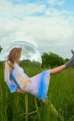 Nümph Kjole - Cloudya - Cerulean