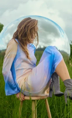 Nümph Kjole - Cloudya - Cerulean