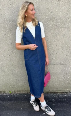 Nümph Kjole - Gigi - Dark Blue Denim