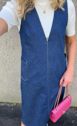 Nümph Kjole - Gigi - Dark Blue Denim