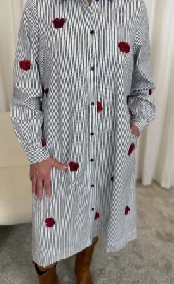 Nümph Kjole - Tillie - Dark Sapphire