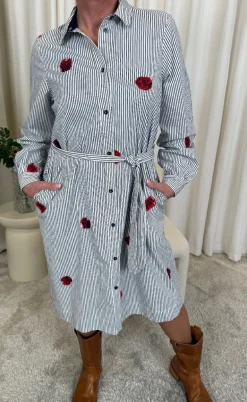 Nümph Kjole - Tillie - Dark Sapphire