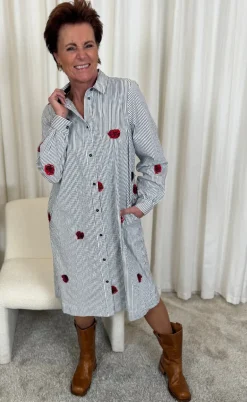 Nümph Kjole - Tillie - Dark Sapphire