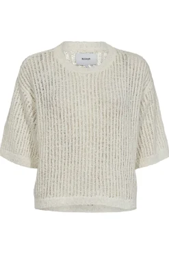 Nümph Striktrøje - Mirandi - Cloud Dancer