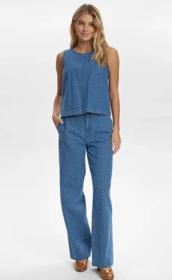 Nümph Top - Haddie - Medium Blue Denim