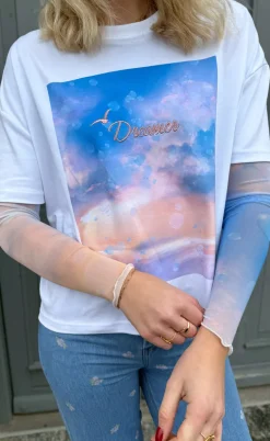 Nümph T-shirt - Cloudya - Bright White