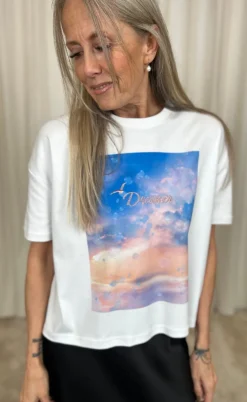 Nümph T-shirt - Cloudya - Bright White