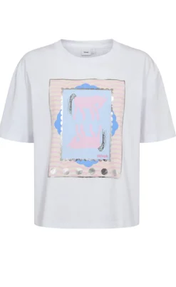 Nümph T-shirt - Daydream - Bright White
