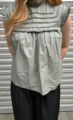 Noella Bluse - Kama - Sage Green