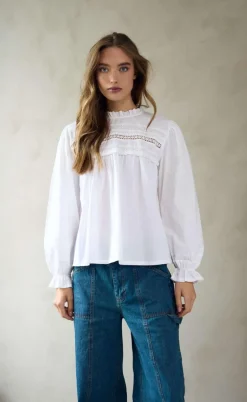 Noella Bluse - Kendira - White