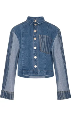 Noella Bluse - Kimbra - Patch Denim