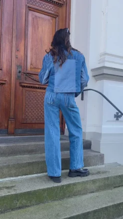 Noella Bluse - Kimbra - Patch Denim