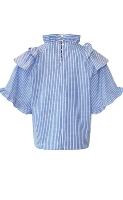 Noella Bluse - Lesly - Blue Stripe