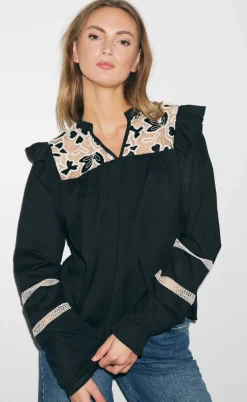 Noella Bluse - Salba - Black