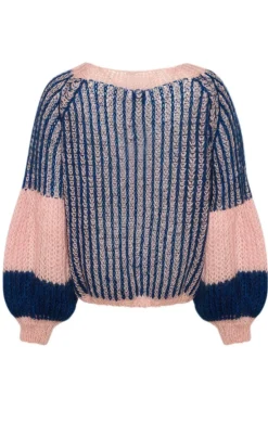 Noella Cardigan - Liana - Rose/Navy
