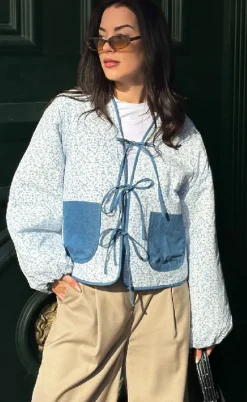 Noella Jakke - Lori - Calla Denim Print