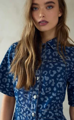 Noella Kjole - Benita - Mid Blue Wash