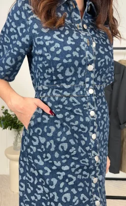 Noella Kjole - Benita - Mid Blue Wash