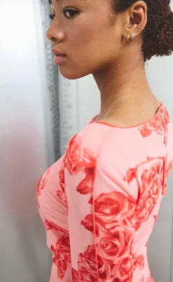 Noella Kjole - Joanna - Rose Print