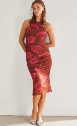 Noella Kjole - Leanna - Cassie Brown Print