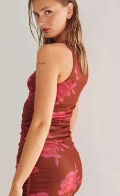 Noella Kjole - Leanna - Cassie Brown Print