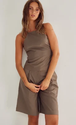 Noella Shorts - Kaziana - Timber Brown