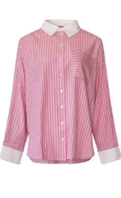 Noella Skjorte - Lakelynn - Carsyn Pink Stripe