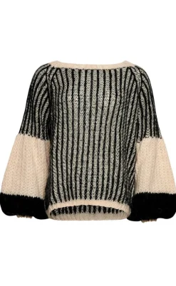 Noella Sweater - Liana - Cream/Black