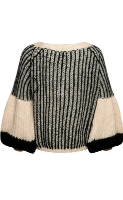 Noella Sweater - Liana - Cream/Black