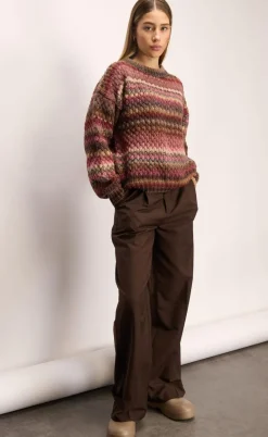 Noella Sweater- Gio - Rust Mix