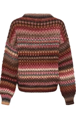 Noella Sweater- Gio - Rust Mix