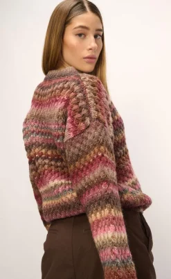 Noella Sweater- Gio - Rust Mix