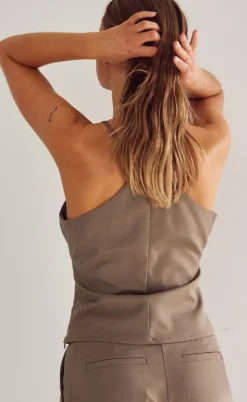 Noella Top - Lauren - Timber Brown