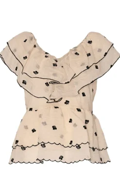 Noella Top - Louisa - Offwhite