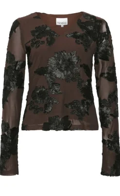 Noella Top - Lucille - Chocolate Black