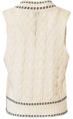 Noella Vest- Gio Knit - Ivory