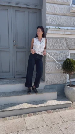 Noella Vest- Gio Knit - Ivory