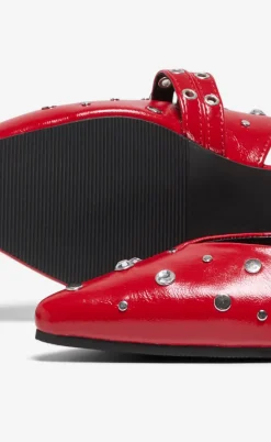 ONLY Ballerinaer - Laura - High Risk Red