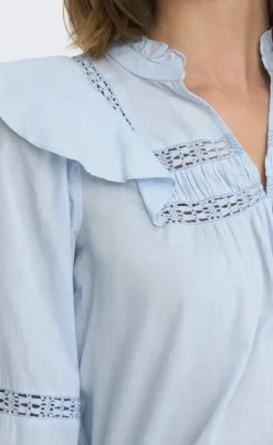 ONLY Bluse - Julia - Cashmere Blue