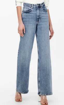 ONLY Bukser - Juicy - Medium Blue Denim
