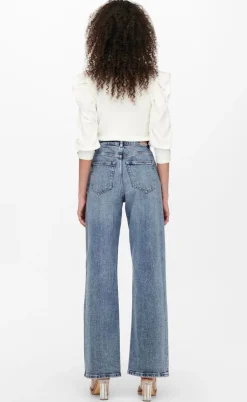 ONLY Bukser - Juicy - Medium Blue Denim