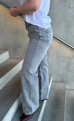 ONLY Bukser - Juicy Wide Leg - Medium Grey Denim